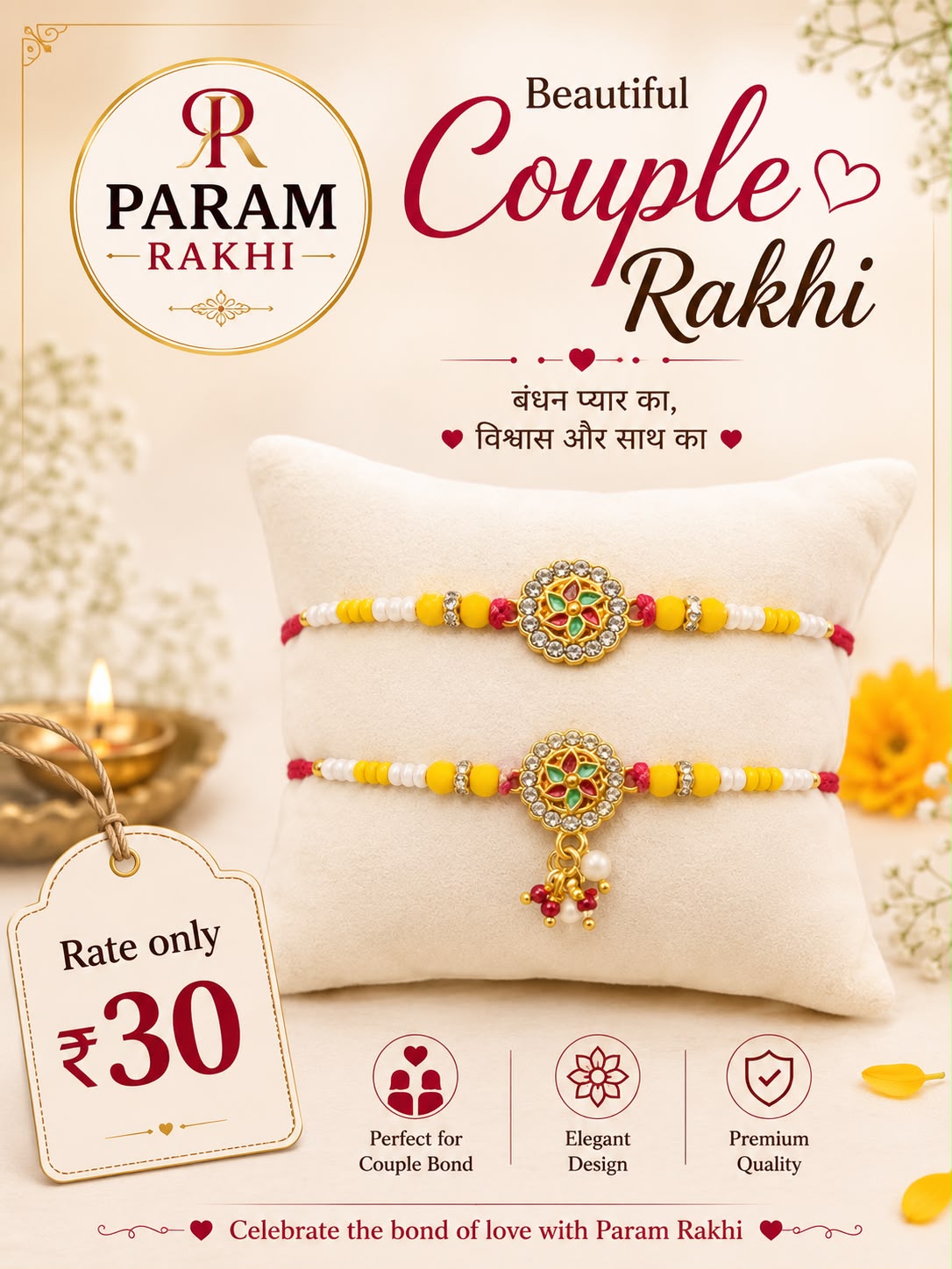 186. Couple Rakhi